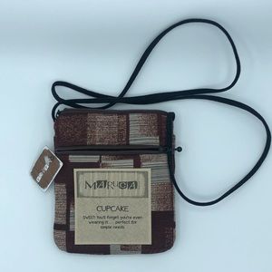 Maruca “Cupcake” brown crossbody handmade purse
